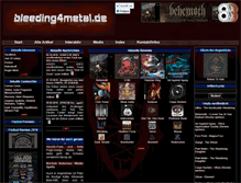 Tablet Screenshot of bleeding4metal.de